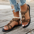 Isla | Sandalias con tiras de flores