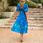 Everley | Vestido vintage con mangas farol