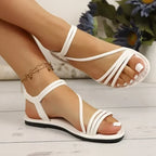 Freya | Sandalias con tiras elásticas