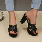 Elena | Zapatos de tacón con plataforma, elegancia sin esfuerzo