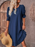 Isholde | Vestido con medias mangas
