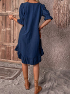 Isholde | Vestido con medias mangas