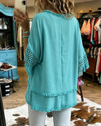 Mirelle | Blusa bohemia de crochet