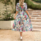 Everley | Vestido vintage con mangas farol