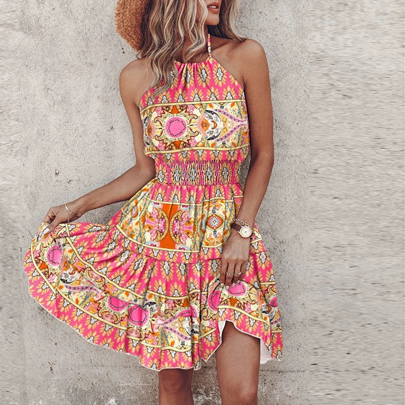 Loxlie | Vestido de espalda descubierta