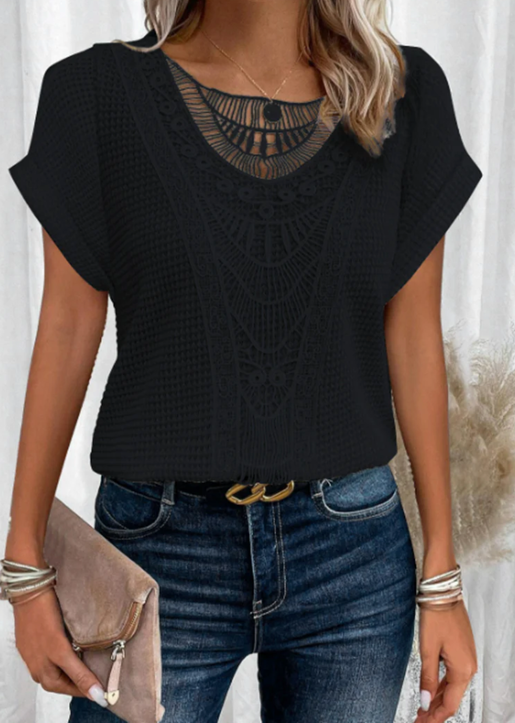 Vivi | Blusa elegante de estilo ibicenco