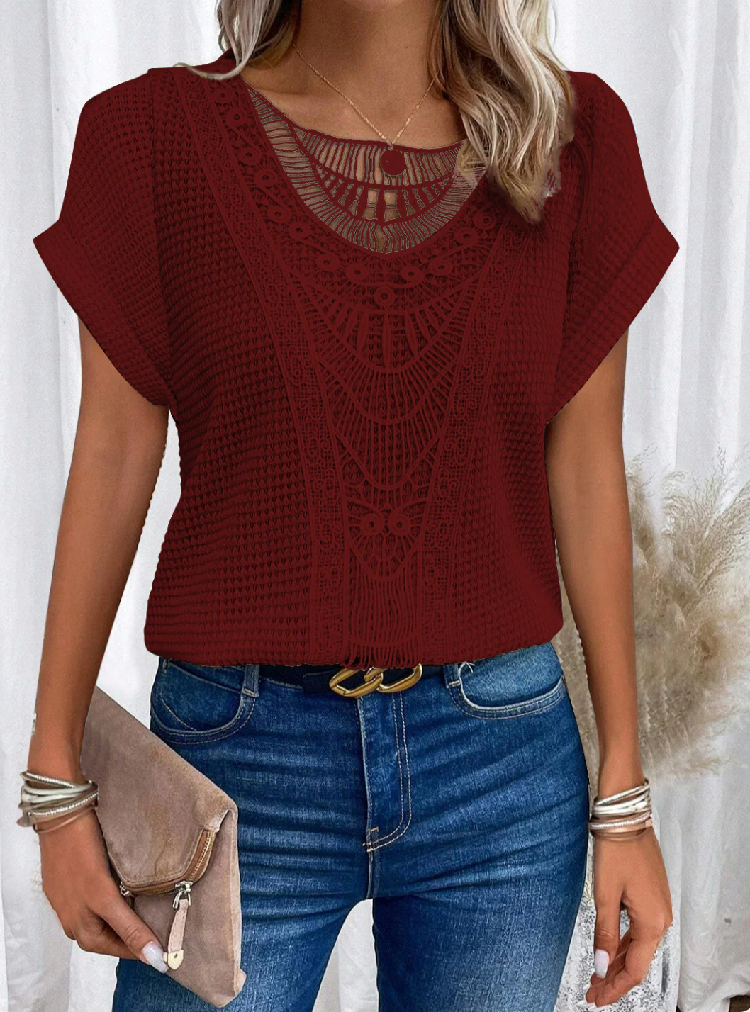 Vivi | Blusa elegante de estilo ibicenco