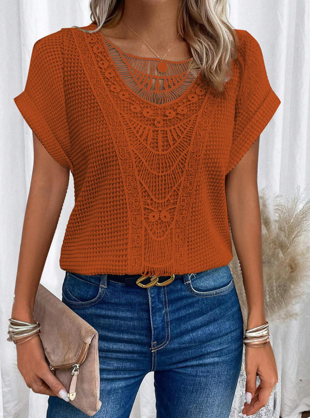 Vivi | Blusa elegante de estilo ibicenco