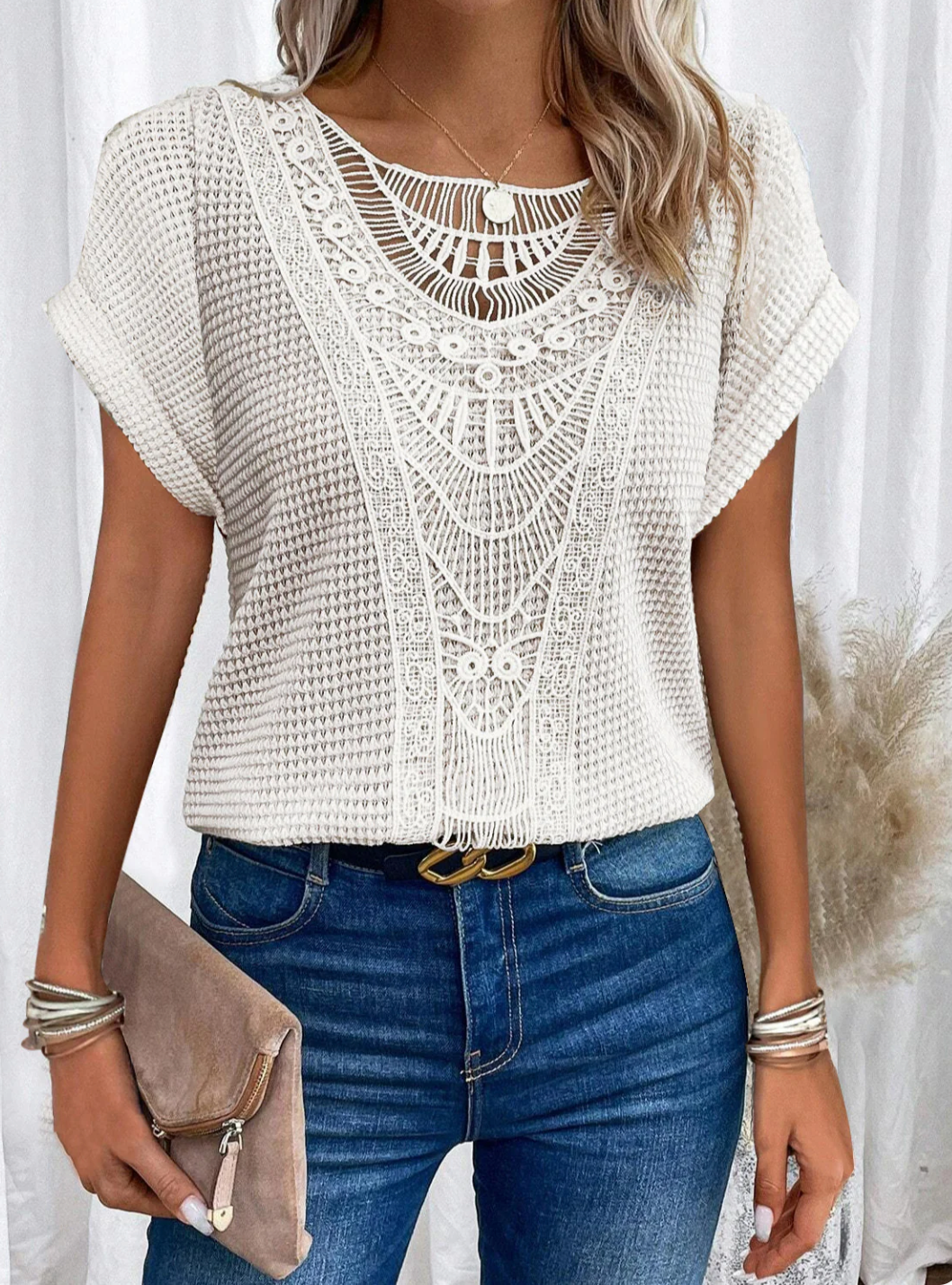 Vivi | Blusa elegante de estilo ibicenco