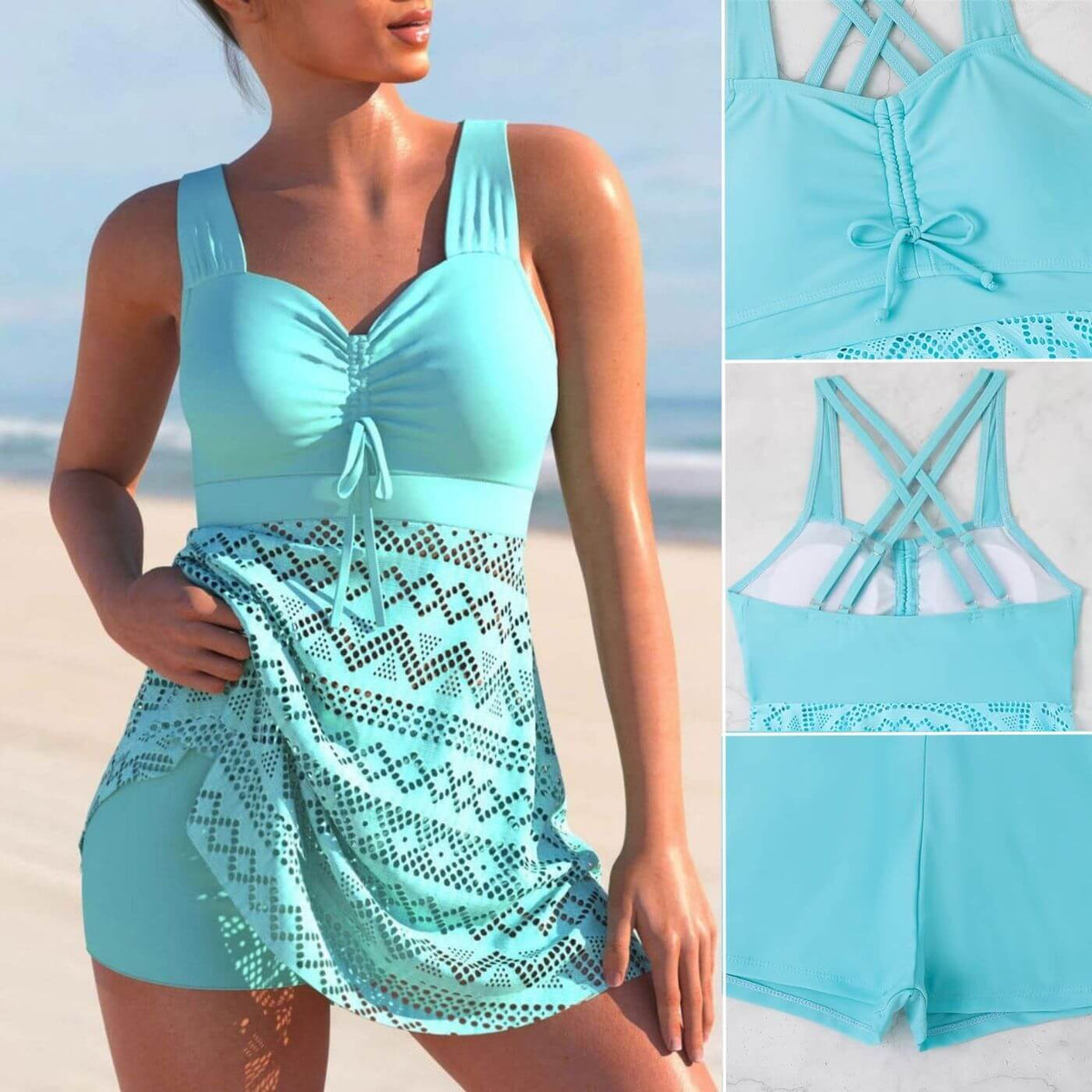 Grace | Tankini fruncido