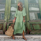 Cassandra | Vestido con estampado geométrico