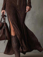 Marsella | Vestido largo con cinturón