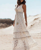 Emyrson | Vestido con cordón ajustable y borlas