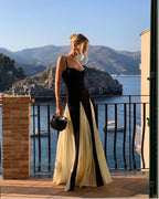 Elianna | Vestido largo con paneles