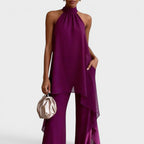 Clara | Conjunto elegante con cuello halter