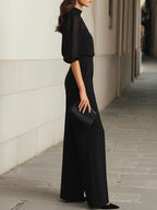 Valentina | Conjunto negro de tres piezas