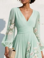 Prescela | Vestido midi floral