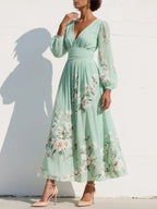 Prescela | Vestido midi floral