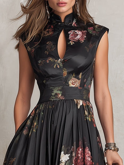 Lillian | Vestido plisado de flores