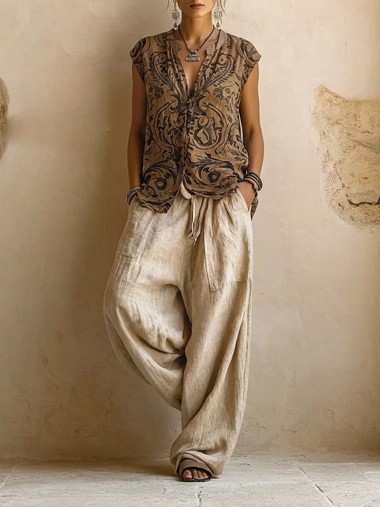 Nomad | Conjunto de tres piezas de estilo natural
