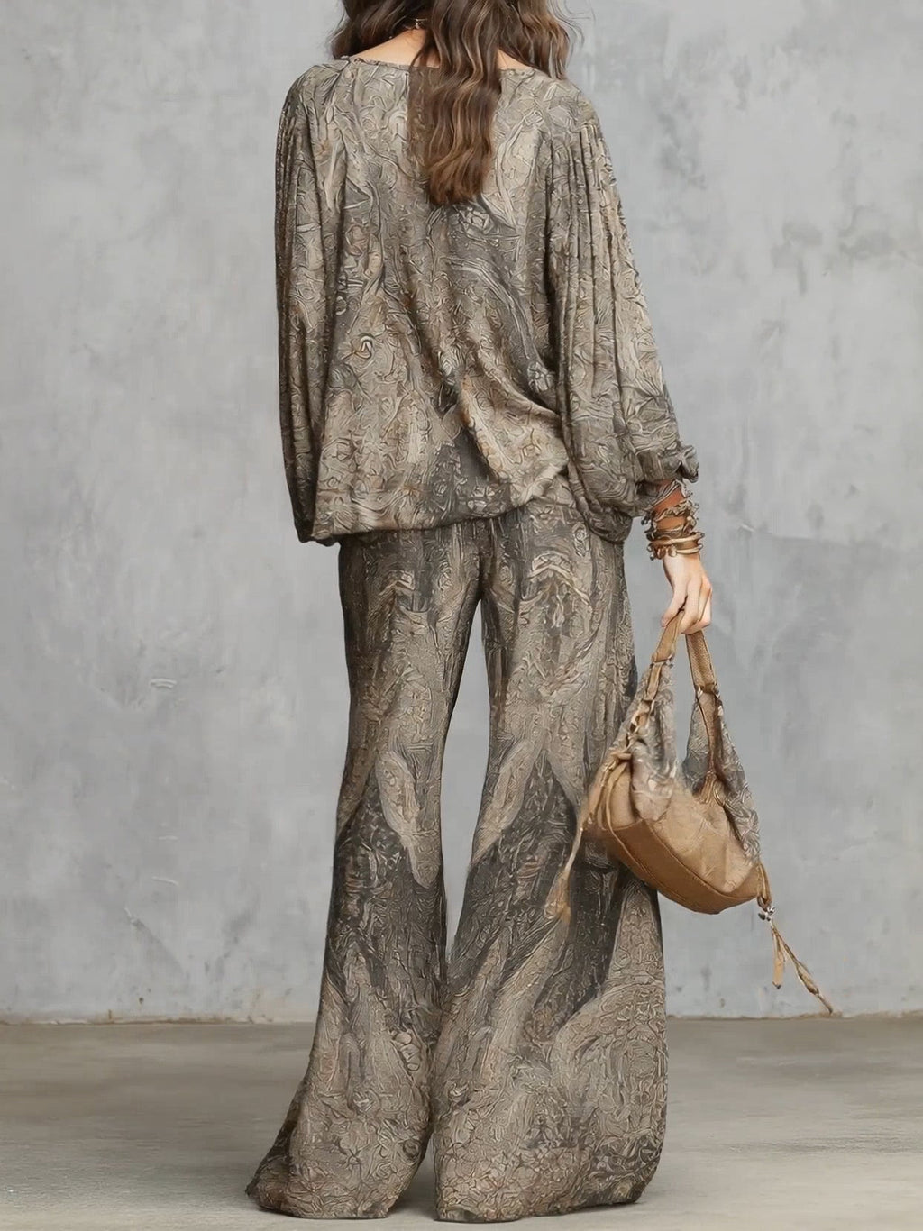 Maxine | Conjunto vintage paisley