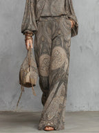 Maxine | Conjunto vintage paisley