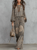 Maxine | Conjunto vintage paisley