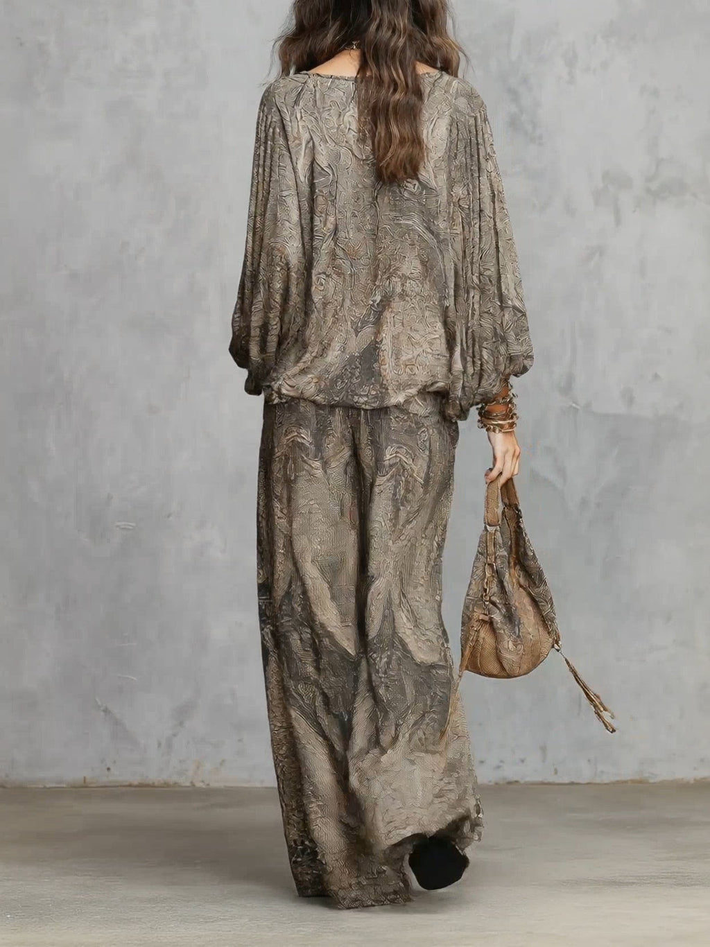 Maxine | Conjunto vintage paisley