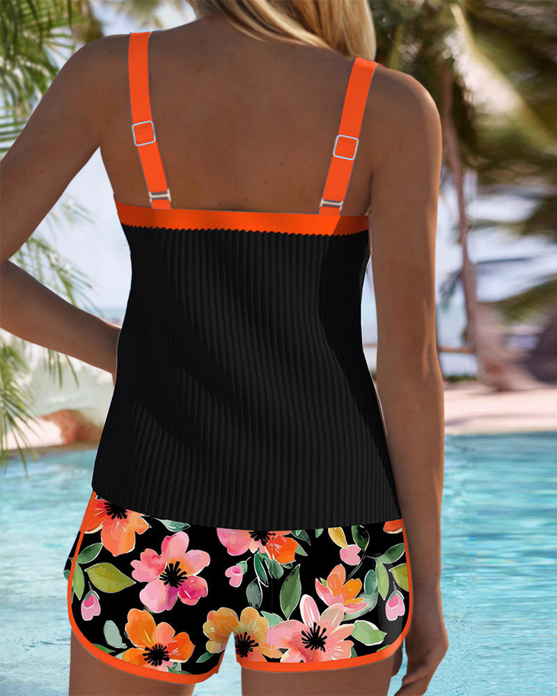 Matilda | Tankini de dos piezas con shorts para la playa