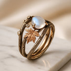 Anillo de piedra luna