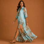 Cleo | Vestido elegante estilo blusa