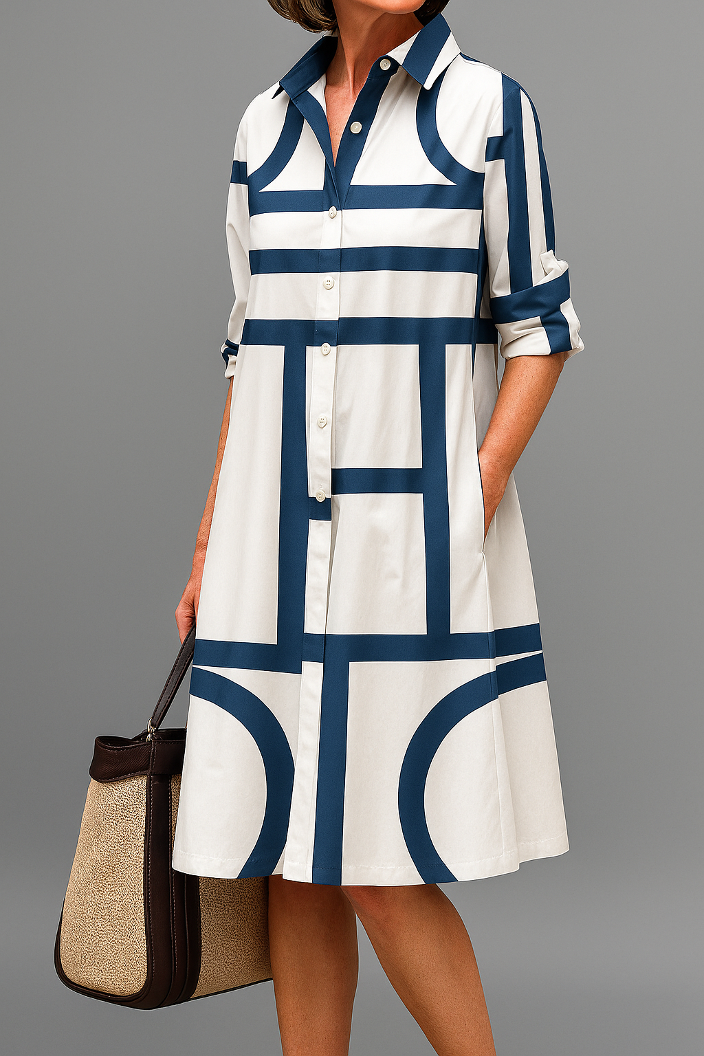 Miriam | Vestido midi elegante
