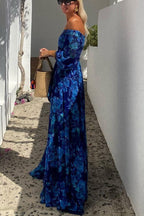 Calista | Vestido largo con hombros descubiertos