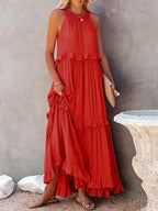 Dylilah | Vestido con dobladillo de volantes