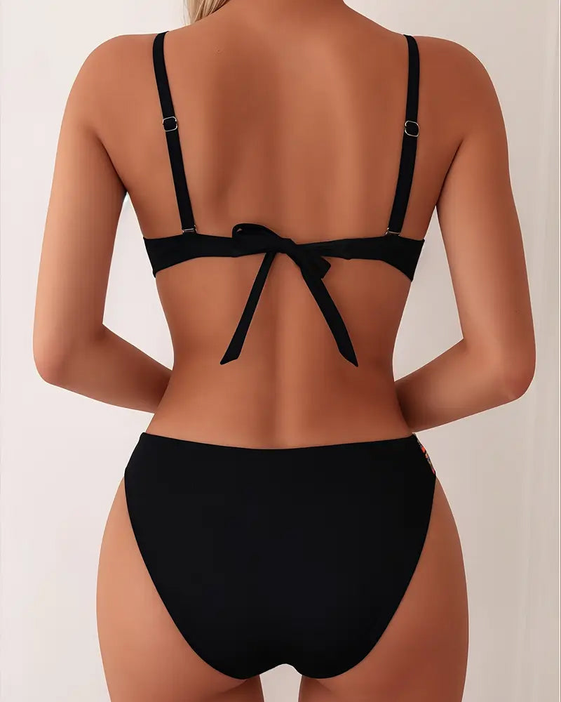 Lois | Conjunto de bikini con espalda descubierta