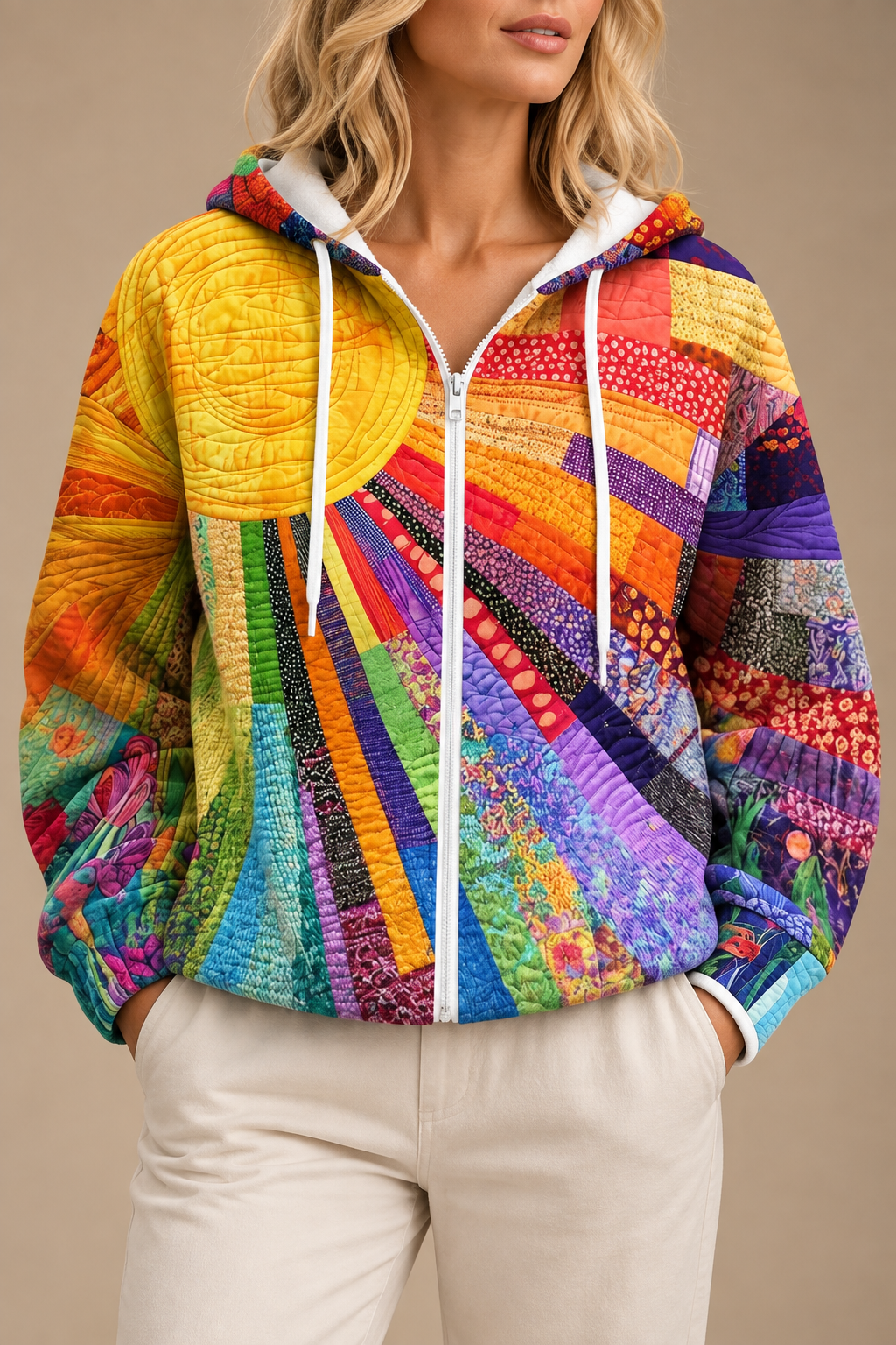 Doriane | Chaqueta acolchada con cremallera fácil de llevar