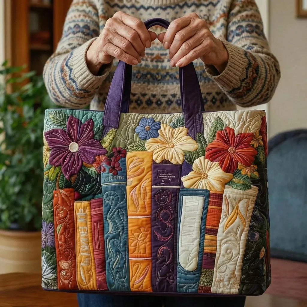 Bolso shopper acolchado para amantes de los libros