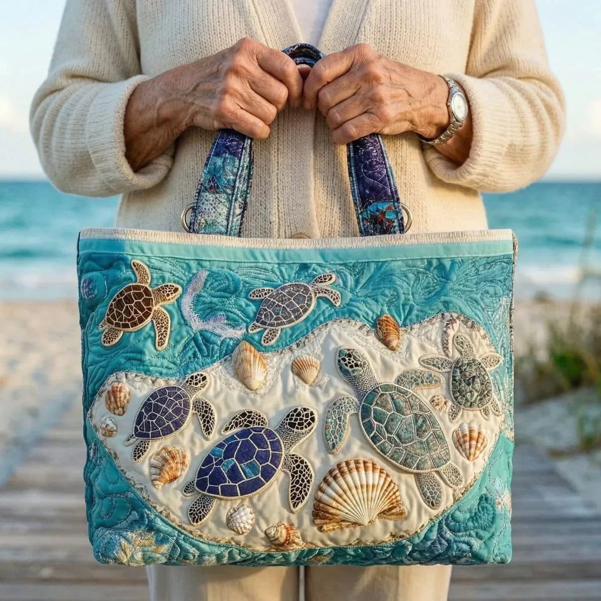 Bolso con tortugas enamoradas