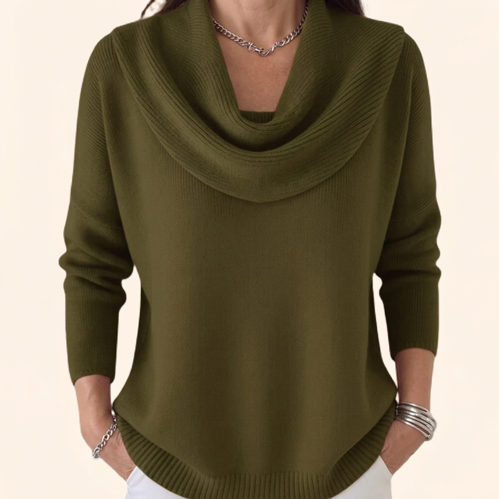 Juliette | Jersey con cuello cascada