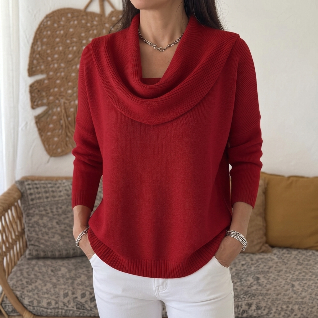 Juliette | Jersey con cuello cascada