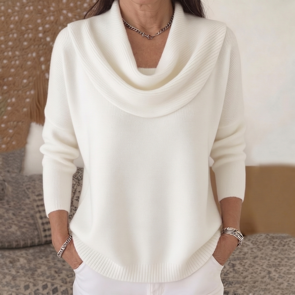 Juliette | Jersey con cuello cascada