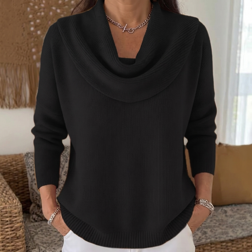 Juliette | Jersey con cuello cascada
