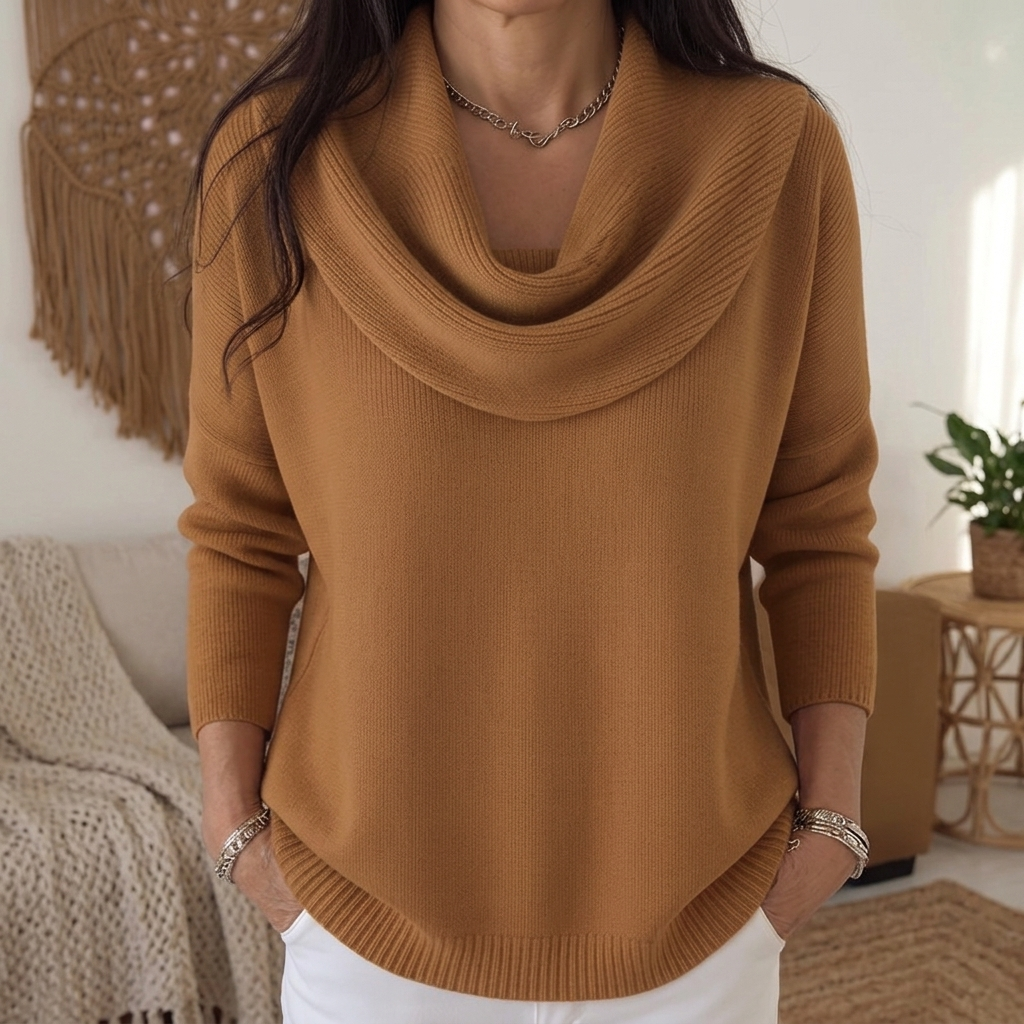 Juliette | Jersey con cuello cascada