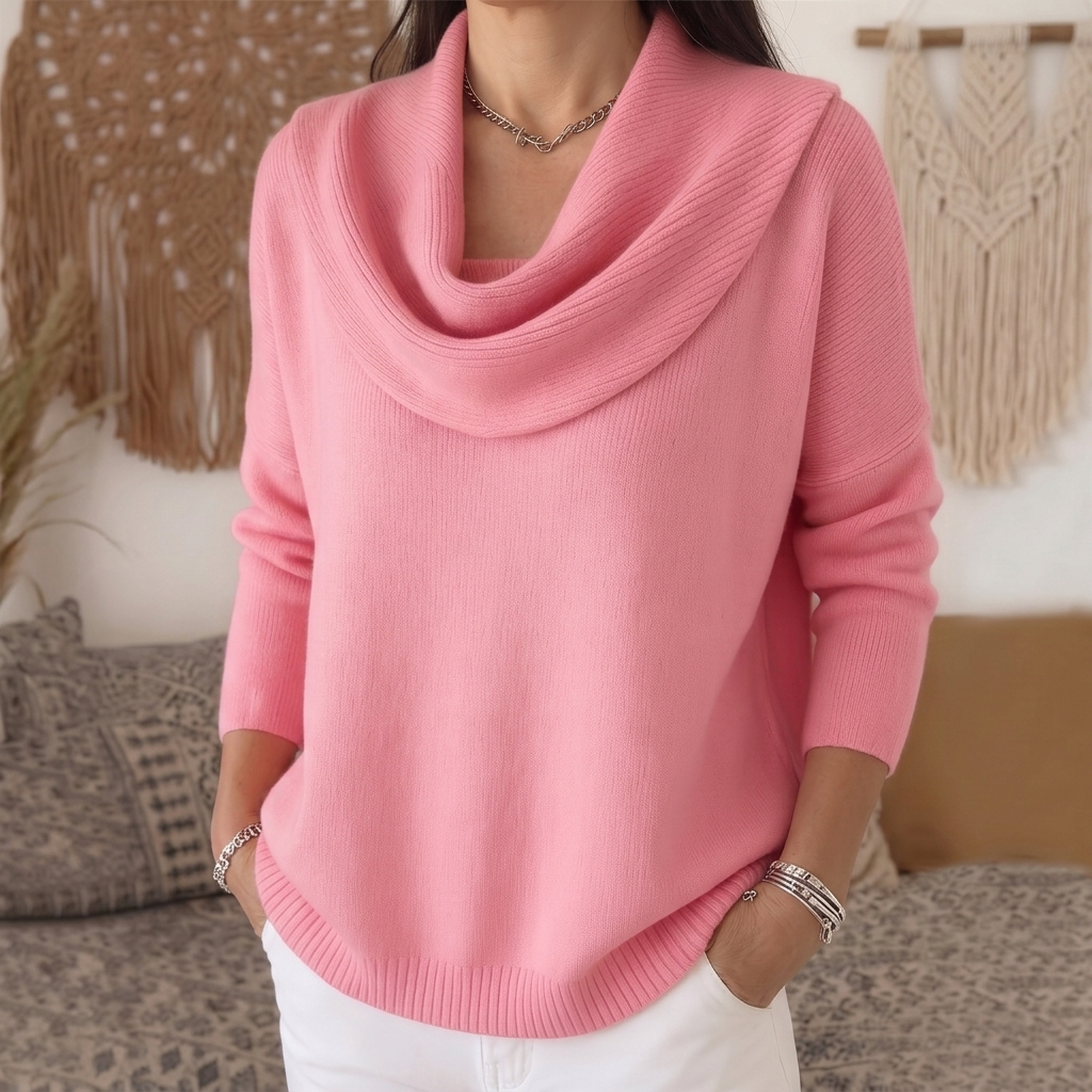 Juliette | Jersey con cuello cascada