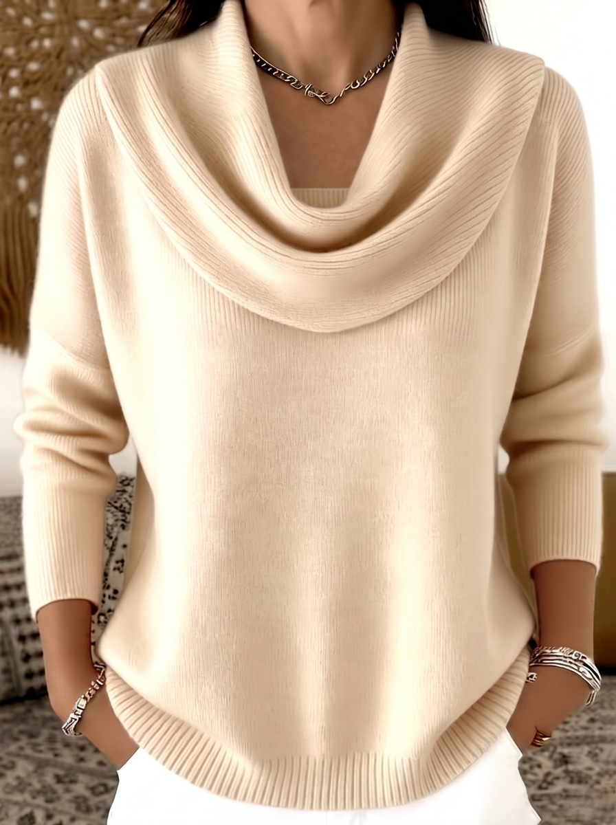 Juliette | Jersey con cuello cascada