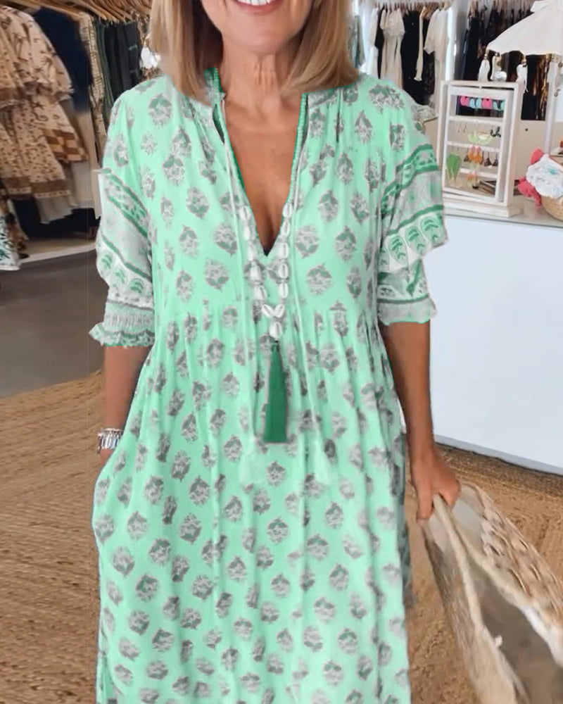 Jhasmine | Vestido de manga larga
