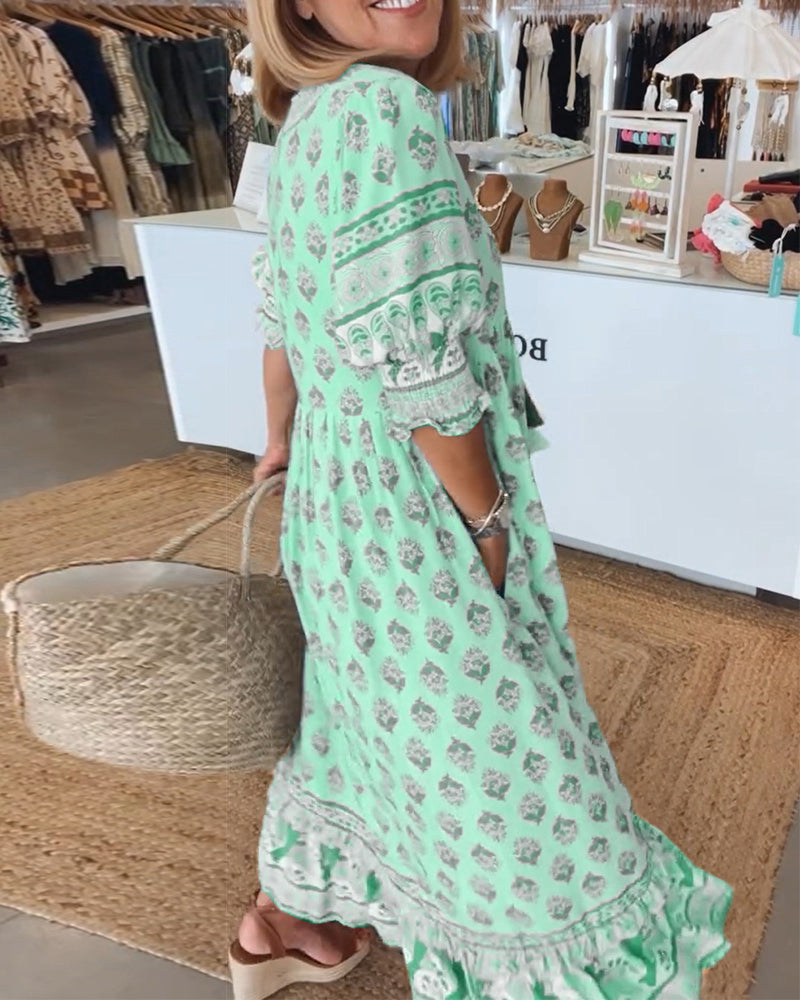 Jhasmine | Vestido de manga larga