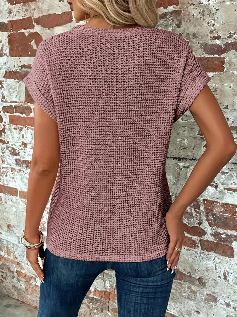 Nisa | Camiseta de cuello redondo con estilo