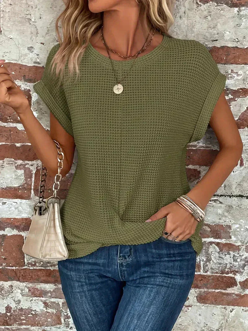 Nisa | Camiseta de cuello redondo con estilo