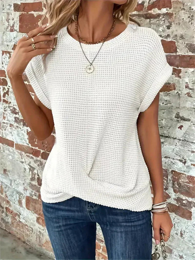 Nisa | Camiseta de cuello redondo con estilo